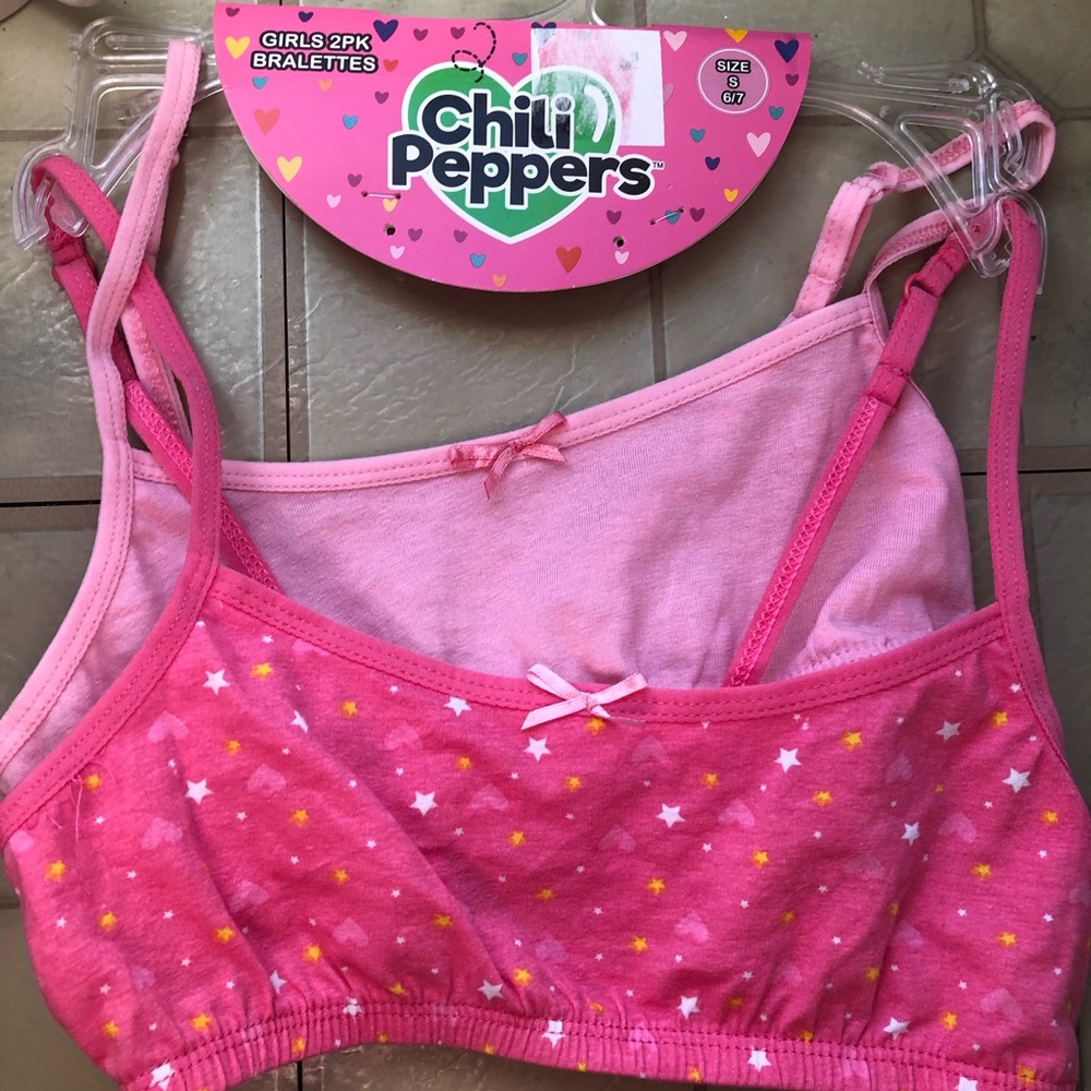 NWT Girls 2 Pack Bralettes